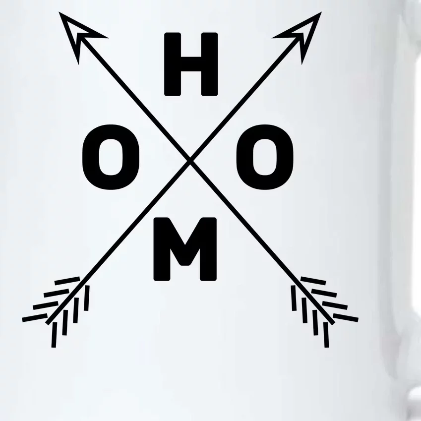 HOMO Cross Arrows Black Color Changing Mug