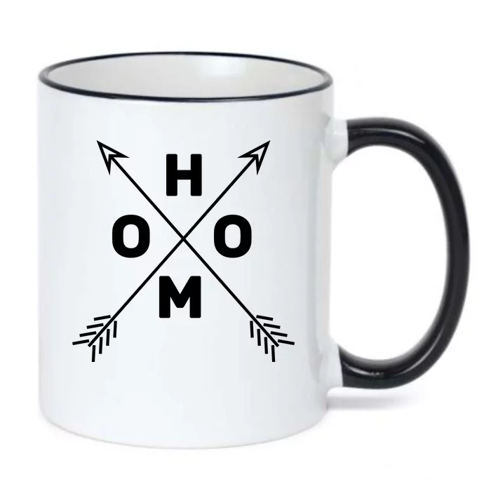 HOMO Cross Arrows Black Color Changing Mug