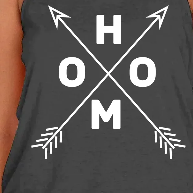 HOMO Cross Arrows Women's Knotted Racerback Tank