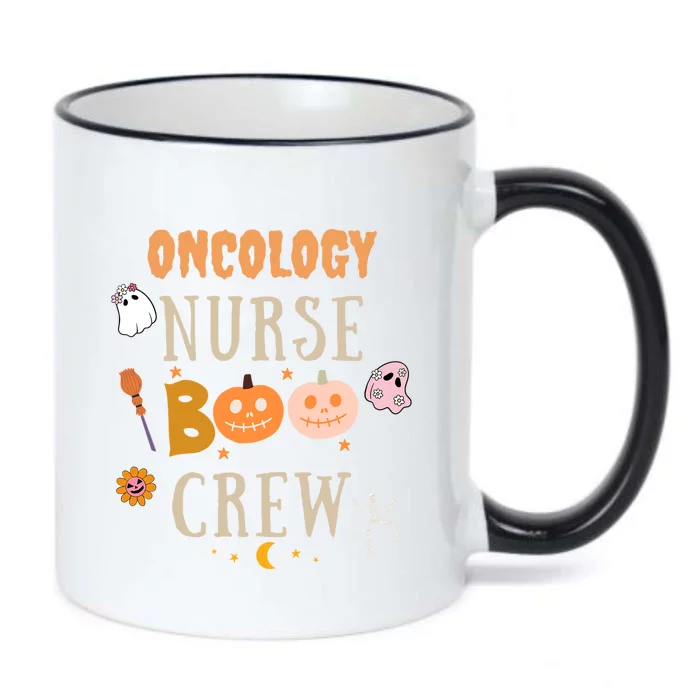 Halloween Oncology Nurse Boo Crew Cute Gift Black Color Changing Mug