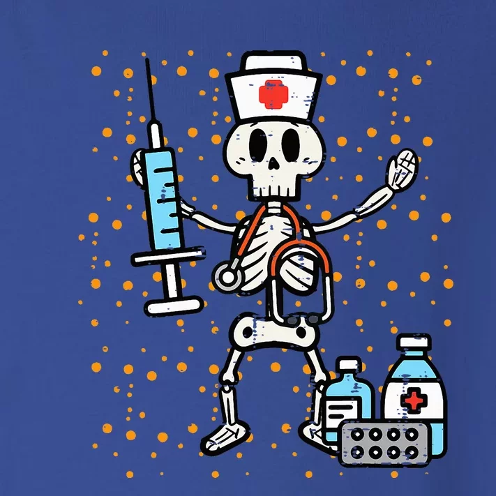 Halloween Orthopedic Nurse Skeleton Scrub Top Costume Toddler Long Sleeve Shirt