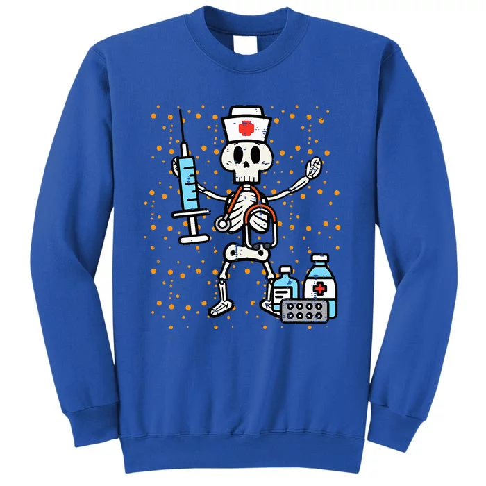 Halloween Orthopedic Nurse Skeleton Costume Sweatshirt