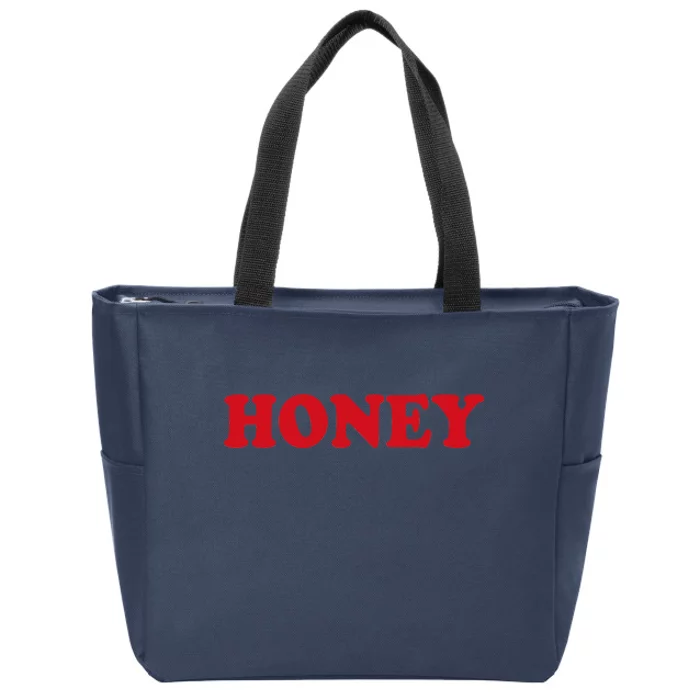 Honey Zip Tote Bag