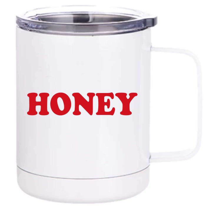 Honey Front & Back 12oz Stainless Steel Tumbler Cup