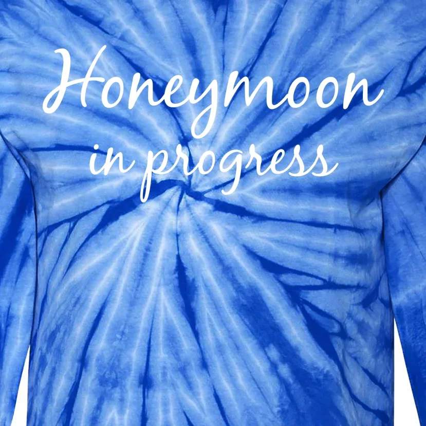 Honeymoon In Progress Tie-Dye Long Sleeve Shirt