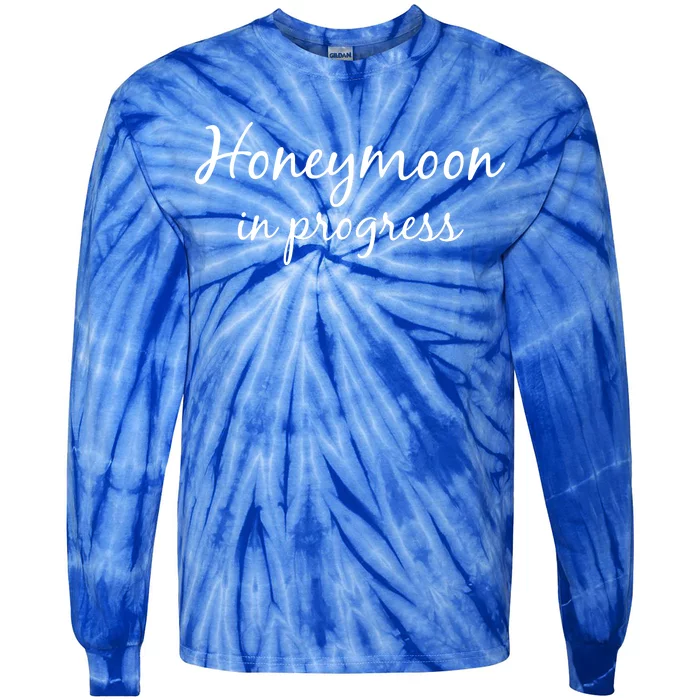 Honeymoon In Progress Tie-Dye Long Sleeve Shirt