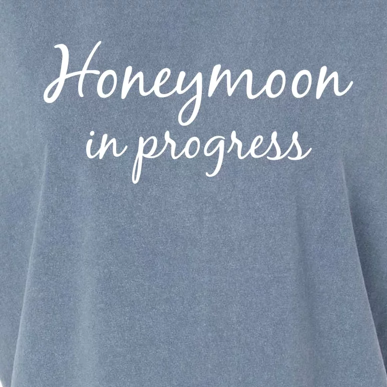 Honeymoon In Progress Garment-Dyed Women's Muscle Tee