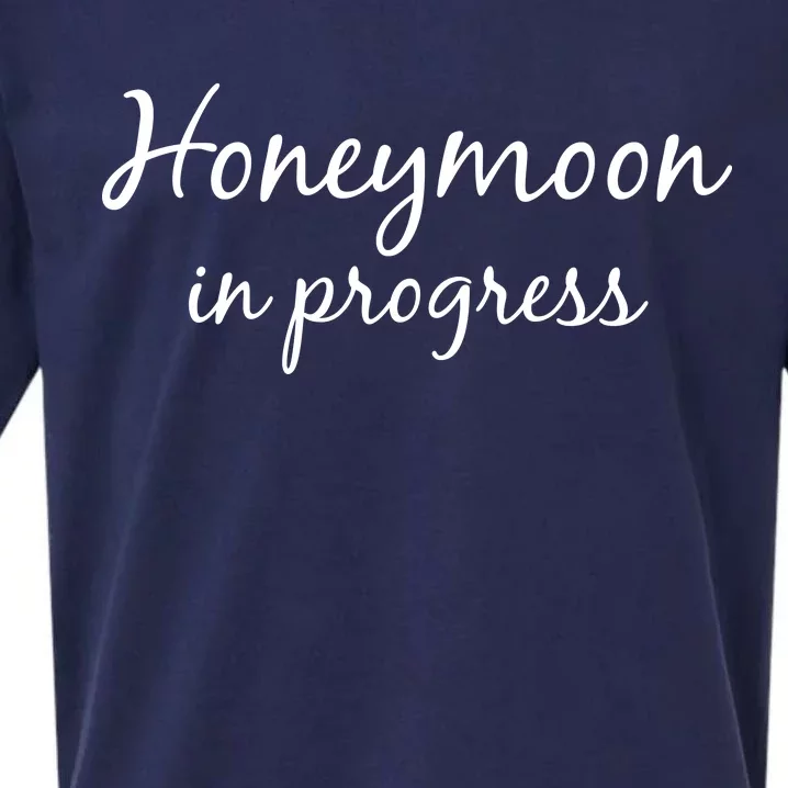 Honeymoon In Progress Sueded Cloud Jersey T-Shirt