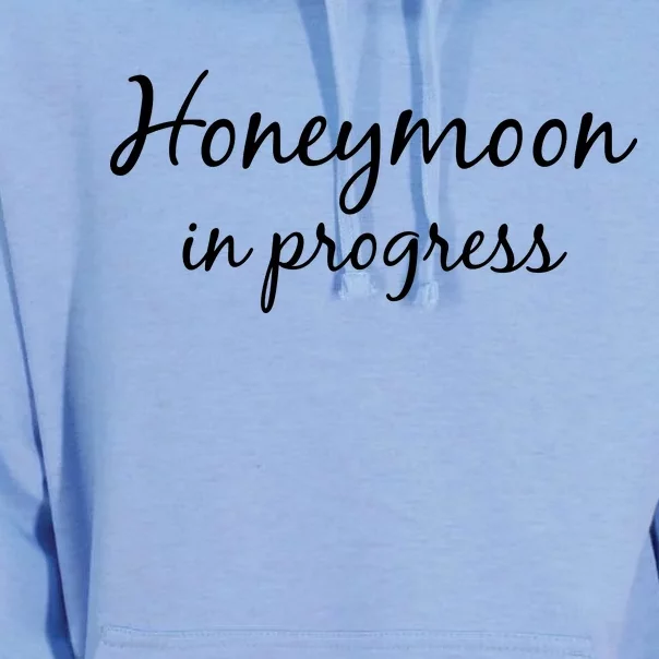 Honeymoon In Progress Unisex Surf Hoodie