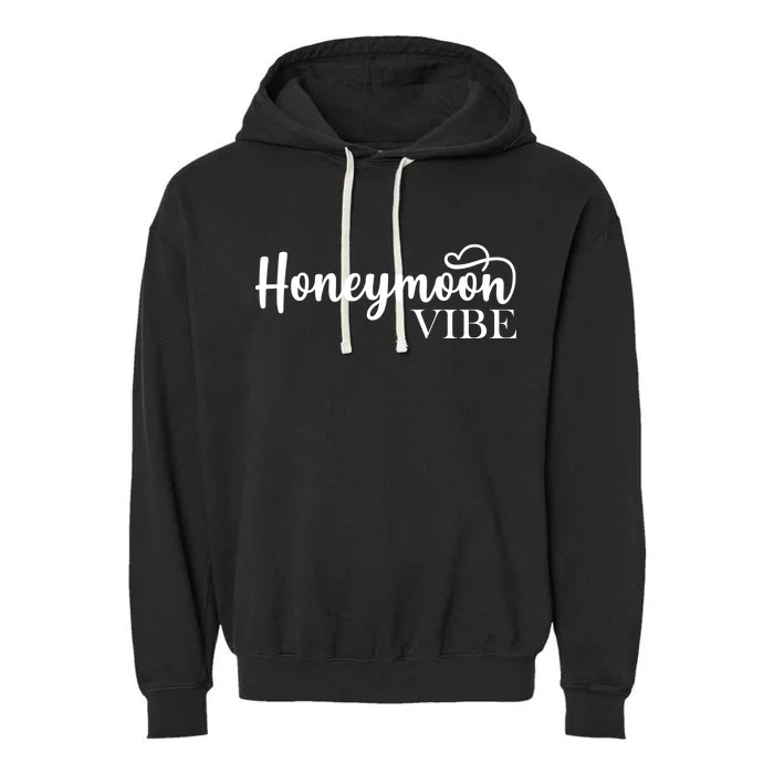 Honeymoon Vibe Garment-Dyed Fleece Hoodie