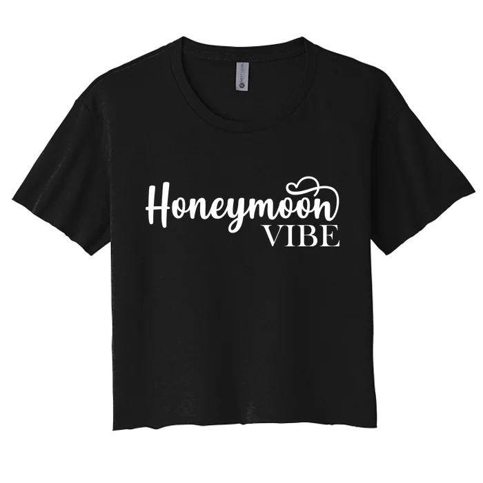 Honeymoon Vibe Women's Crop Top Tee