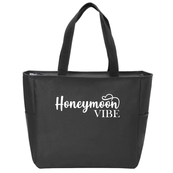 Honeymoon Vibe Zip Tote Bag