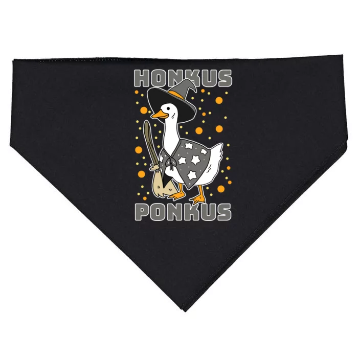 Honkus Ponkus Funny Duck Halloween USA-Made Doggie Bandana