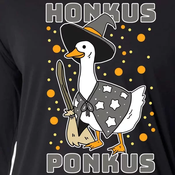 Honkus Ponkus Funny Duck Halloween Cooling Performance Long Sleeve Crew