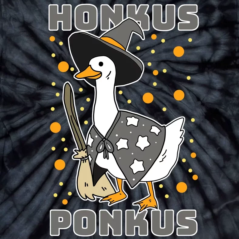 Honkus Ponkus Funny Duck Halloween Tie-Dye T-Shirt