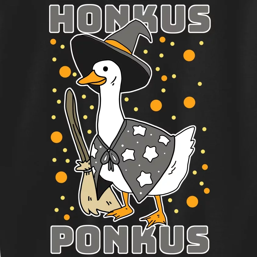 Honkus Ponkus Funny Duck Halloween Kids Sweatshirt