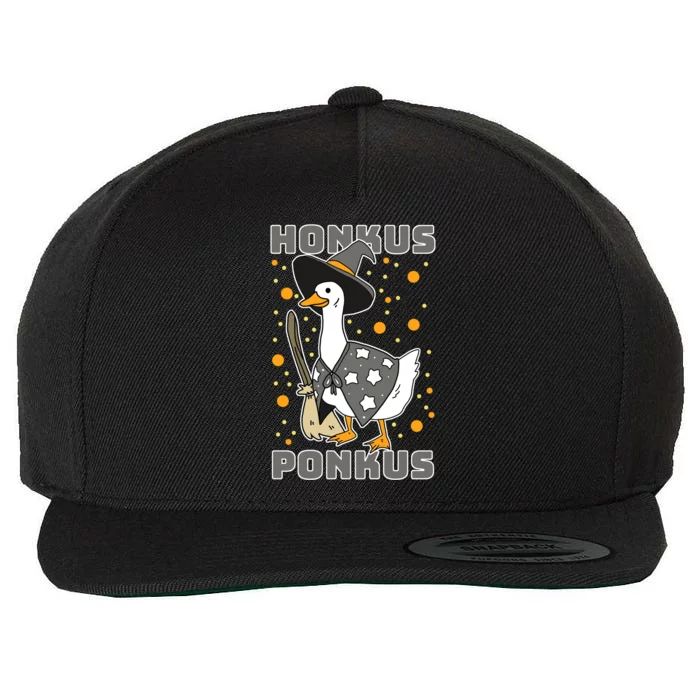 Honkus Ponkus Funny Duck Halloween Wool Snapback Cap