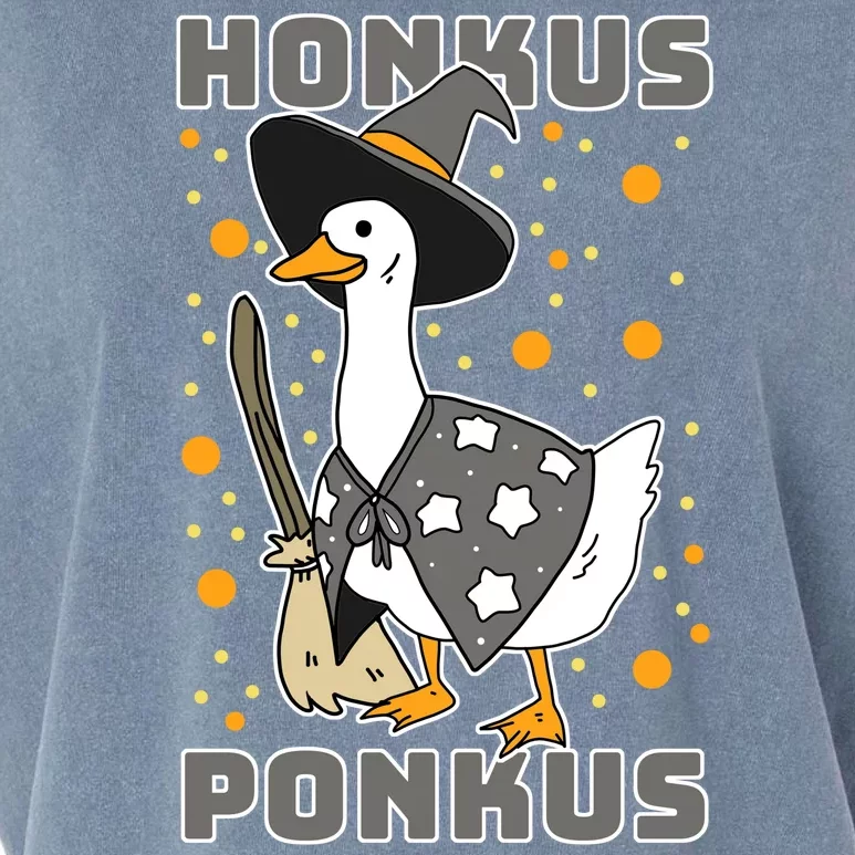 Honkus Ponkus Funny Duck Halloween Garment-Dyed Women's Muscle Tee