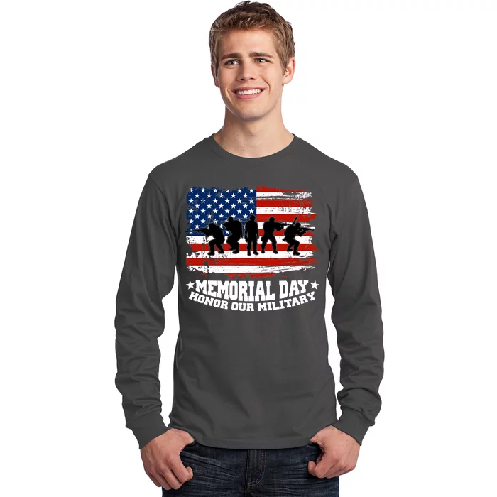 Honor Our Military  Memorial Day Long Sleeve Shirt