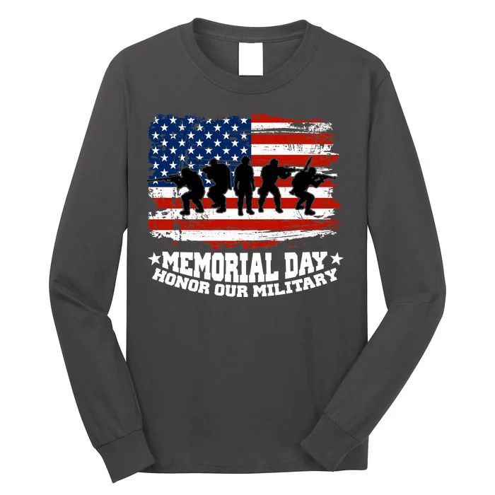 Honor Our Military  Memorial Day Long Sleeve Shirt