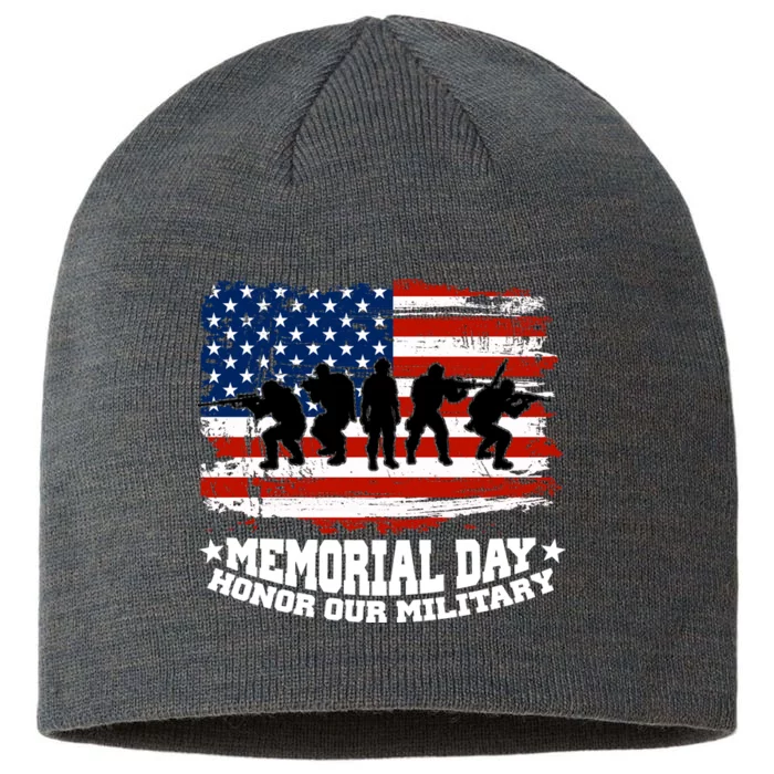 Honor Our Military  Memorial Day 8 1/2in Sustainable Knit Beanie