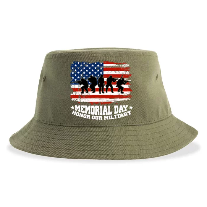 Honor Our Military  Memorial Day Sustainable Bucket Hat