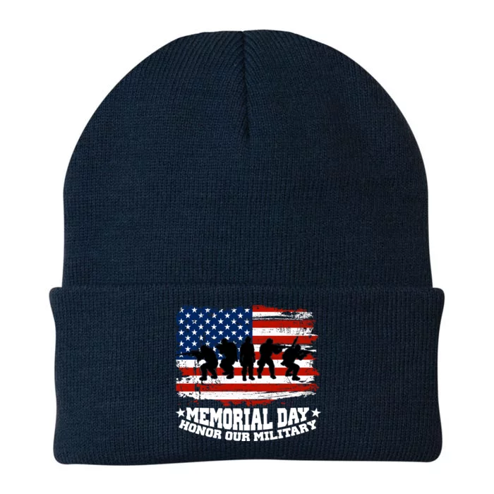 Honor Our Military  Memorial Day Knit Cap Winter Beanie