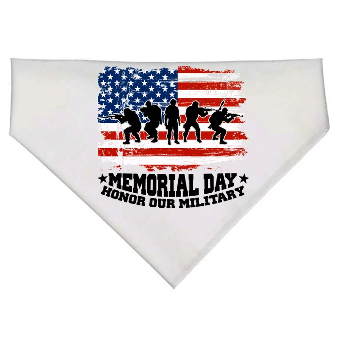 Honor Our Military  Memorial Day USA-Made Doggie Bandana