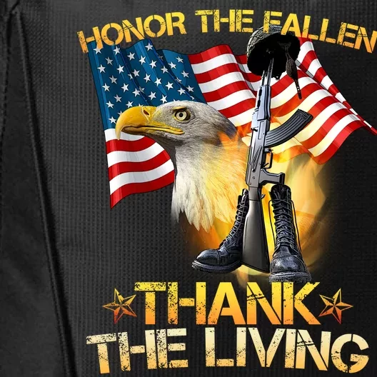 Honor The Fallen Thank The Living City Backpack