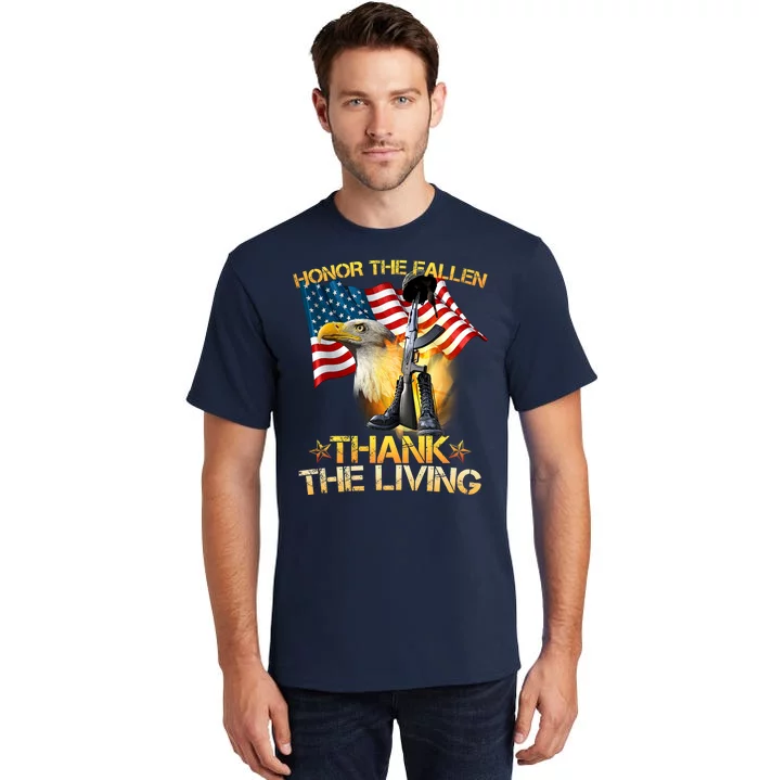 Honor The Fallen Thank The Living Tall T-Shirt