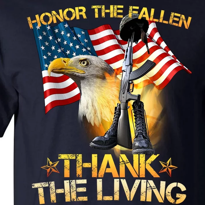 Honor The Fallen Thank The Living Tall T-Shirt