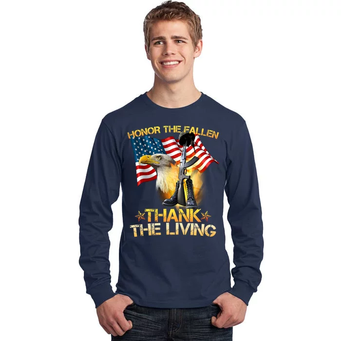 Honor The Fallen Thank The Living Tall Long Sleeve T-Shirt