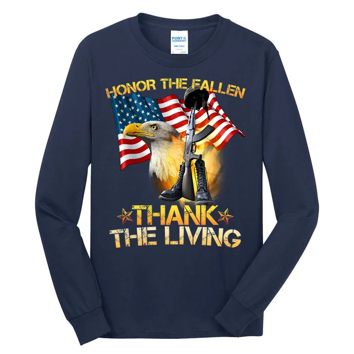 Honor The Fallen Thank The Living Tall Long Sleeve T-Shirt