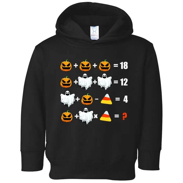 Halloween Order of Operations Math Halloween Teacher pumpkin Toddler Hoodie