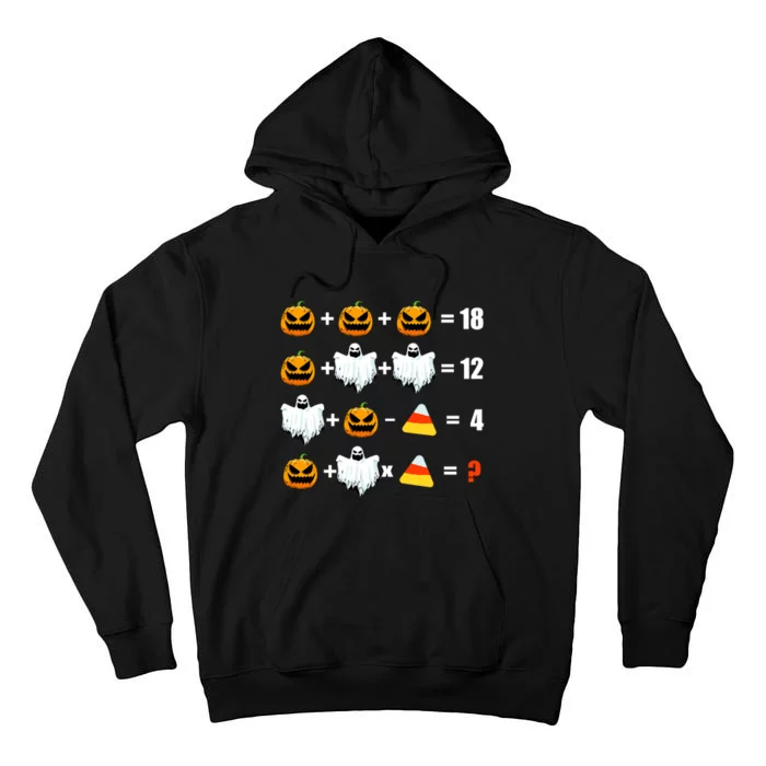 Halloween Order of Operations Math Halloween Teacher pumpkin Tall Hoodie