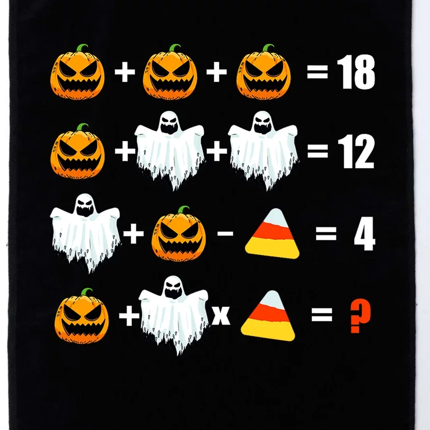 Halloween Order of Operations Math Halloween Teacher pumpkin Platinum Collection Golf Towel