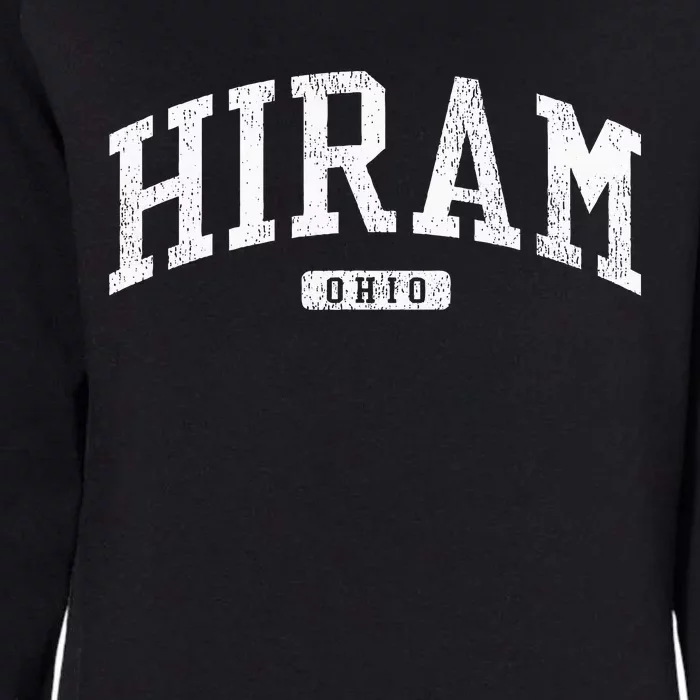 Hiram Ohio Oh Js03 College University Style Womens California Wash Sweatshirt