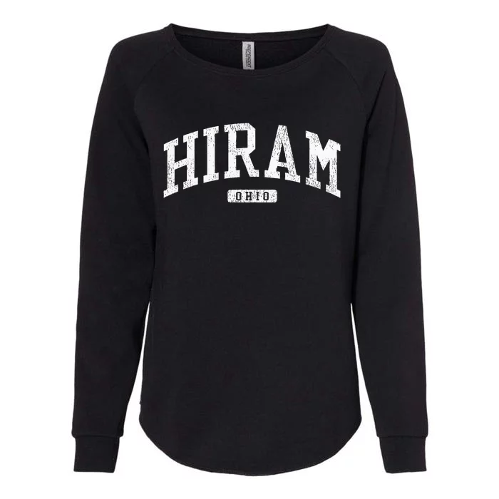 Hiram Ohio Oh Js03 College University Style Womens California Wash Sweatshirt