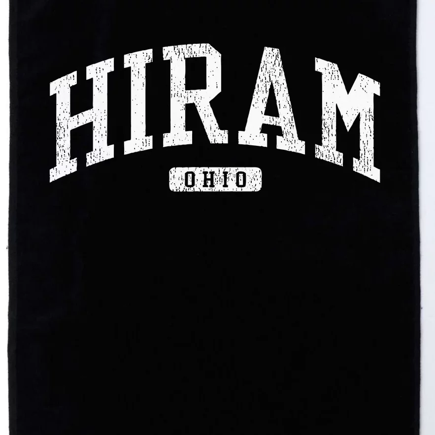 Hiram Ohio Oh Js03 College University Style Platinum Collection Golf Towel