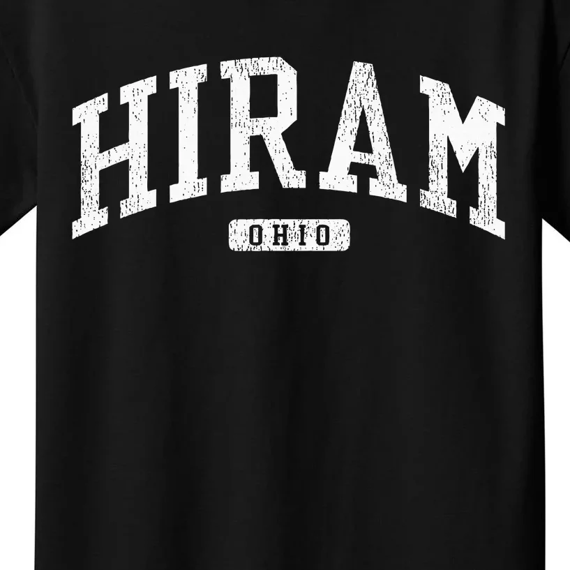 Hiram Ohio Oh Js03 College University Style Kids T-Shirt