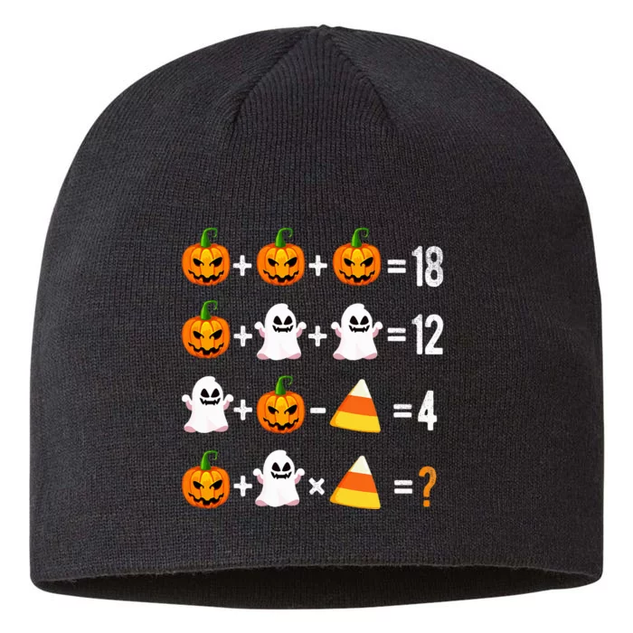 Halloween Order Of Operations Math Halloween 8 1/2in Sustainable Knit Beanie