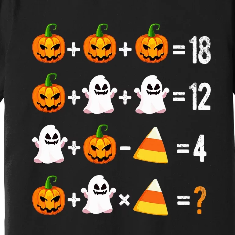 Halloween Order Of Operations Math Halloween Premium T-Shirt