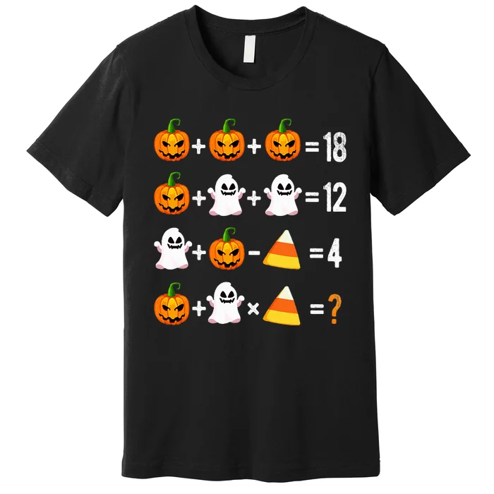 Halloween Order Of Operations Math Halloween Premium T-Shirt