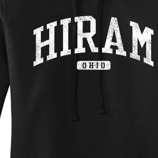 Hiram Ohio Oh Js03 College University Style Women's Pullover Hoodie