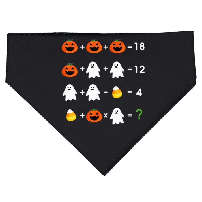 Halloween Order Of Operations Quiz Math Teacher Math Nerd USA-Made Doggie Bandana