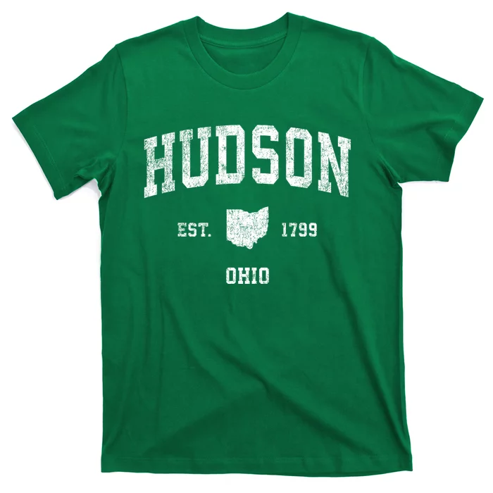 Hudson Ohio Oh Vintage Sports T-Shirt