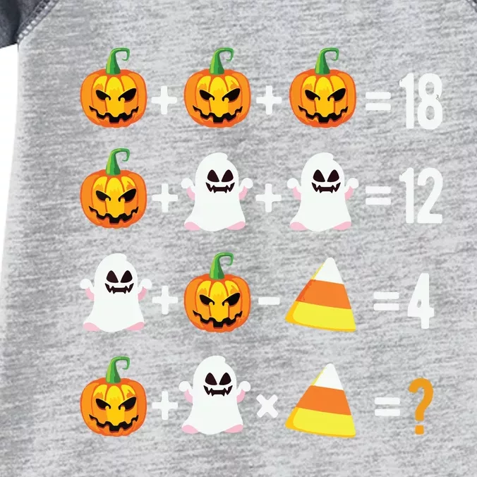 Halloween Order Of Operations Math Halloween Teacher Pumpkin Infant Baby Jersey Bodysuit