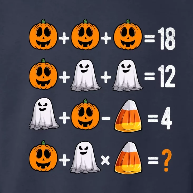 Halloween Order Of Operations Quiz Math Teacher Pumpkin Toddler Hoodie