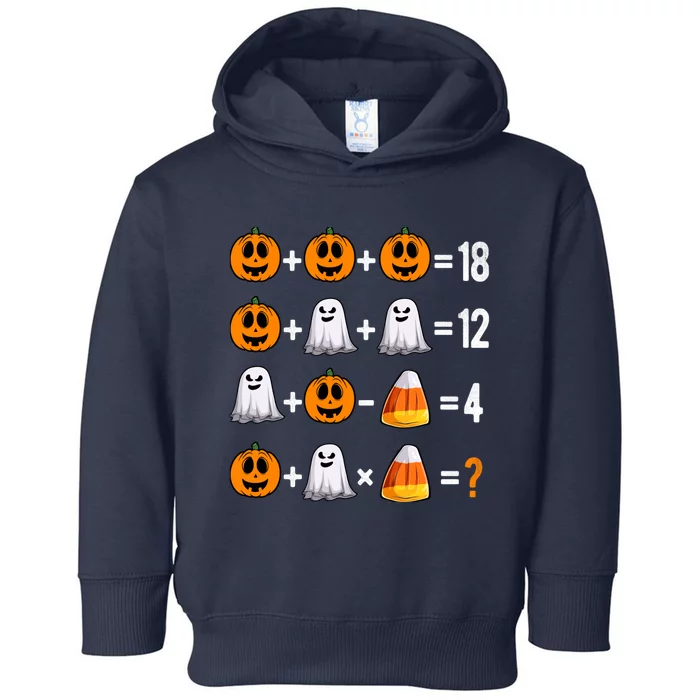 Halloween Order Of Operations Quiz Math Teacher Pumpkin Toddler Hoodie