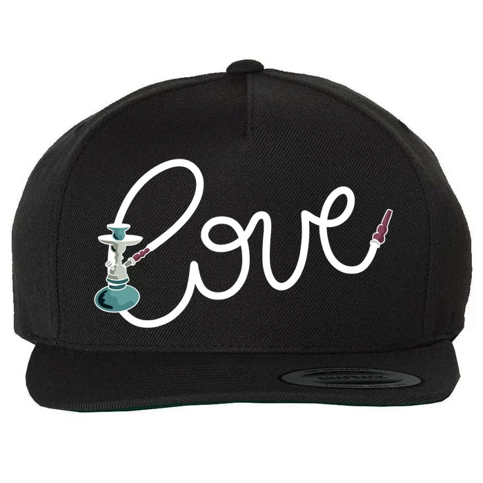 Hookah Love Wool Snapback Cap